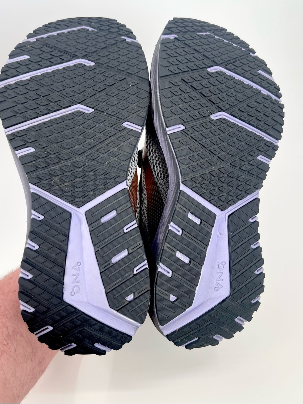 Brooks Revel 7 Gray Purple Running Walking Shoes - WOMENS 6 - PERFECT TREAD - Picture 8 of 10